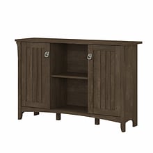 Bush Furniture Salinas 29.96 Accent Storage Cabinet with 3 Shelves, Ash Brown (SAS147ABR-03)