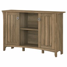 Bush Furniture Salinas 29.96 Accent Storage Cabinet with 3 Shelves, Reclaimed Pine (SAS147RCP-03)