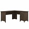 Bush Furniture Salinas 60W L Shaped Desk with Storage, Ash Brown (SAD160ABR-03)