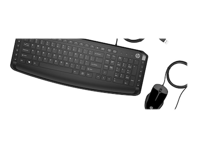 HP Pavilion 200 Keyboard and Optical Mouse Combo, Black (9DF28AA#ABL)