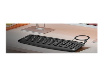 HP Pavilion 200 Keyboard and Optical Mouse Combo, Black (9DF28AA#ABL)