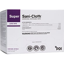 PDI Sani-Cloth Disinfecting Wipes, 50/Pack (H04082)