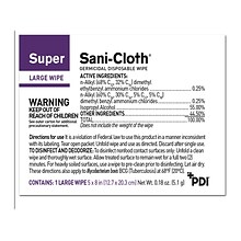 PDI Sani-Cloth Disinfecting Wipes, 50/Pack (H04082)