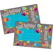 Barker Creek Kai Ola Happy Birthday Awards & Bookmarks, 60/Set (4156)