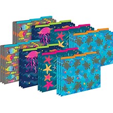 Barker Creek Kai Ola File Folders, 3-Tab, Letter Size, Assorted, 24/Set (4310)