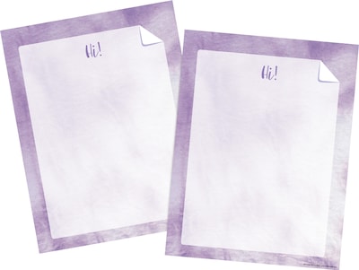 Barker Creek Purple Tie-Dye Computer Paper Pack, 100 Sheets/Set (4338)