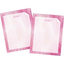 Barker Creek Pink Tie-Dye Computer Paper Pack, 100 Sheets/Set (4340)