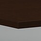 Bush Business Furniture 120W x 48D Boat Shaped Conference Table with Metal Base, Mocha Cherry/Silver (99TBM120MRSVK)