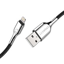 Cygnett Armored Lightning to USB Charge and Sync Cable, 9, Black (CY2671PCCAL)