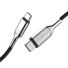 Cygnett Armored 2.0 USB-C to USB-C Charge and Sync Cable, 3, Black (CY2677PCTYC)