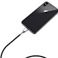 Cygnett Armored Lightning to USB-C Charge and Sync Cable, 6', Black (CY2801PCCCL)
