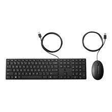 HP Desktop 320MK Keyboard and Mouse Combo, Black (9SR36UT#ABA)