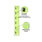 AdirOffice 72'' 6-Tier Key Lock Green Steel Storage Locker, 4/Pack (629-206-GRN-4PK)