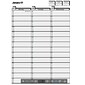 2024 Medical Arts Press® 8 1/2" x 11" Weekly Appointment Log, Black (311624)