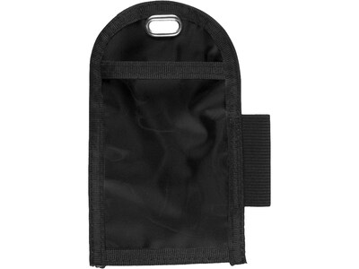 IDville ID Badge Holder with Pen Loop Accessory, Black, 10/Pack (41002BK)