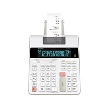 Casio (HR-300RC) 12-Digit Printing Calculator, White