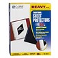 C-Line Side Loading Poly Sheet Protectors, Heavy Gauge, 11" x 8-1/2", Clear, 50/Box (CLI00010)