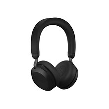 Jabra Evolve2 75 Active Noise Canceling Bluetooth Stereo Mobile On Ear Mobile Headset, USB-C, Black