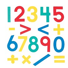 Foam Fun!™ Number Magnets, 62 numbers & 18 operational signs