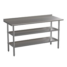 Flash Furniture Stainless Steel Worktable, 60 x 24 (NHWTGU2460BSP)