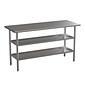 Flash Furniture Stainless Steel Worktable, 60" x 24" (NHWTGU2460)