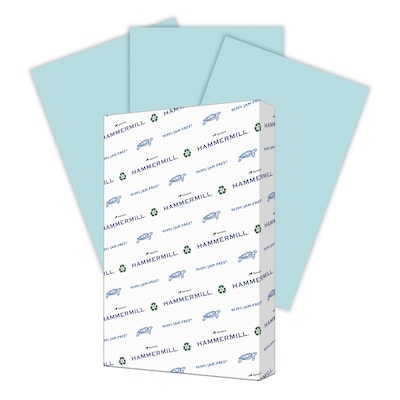 Hammermill Recycled Colors 11 x 17 Color Copy Paper, 20 lbs. Blue, 500 Sheets/Ream (102137)