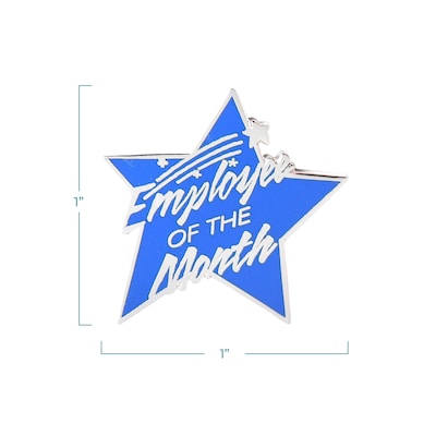 Baudville® Multi-Color Lapel Pin, Employee of the Month