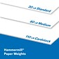 Hammermill Premium 8.5" x 11", CardstockPaper 110 lbs., White, 600 Sheets/Ream, /Carton (168380)