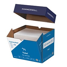 Hammermill Tidal Express Pack 8.5 x 11 Copy Paper, 20 lbs., 92 Brightness, 2500 Sheets/Carton (163