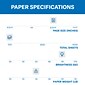 Hammermill Premium Laser Print 8.5" x 14" Multipurpose Paper, 24 lbs., 98 Brightness, 500 Sheets/Ream (104612)