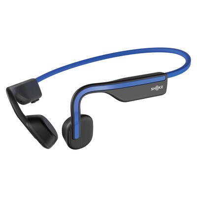 Shokz OpenMove Bone-Conduction Open-Ear Lifestyle Headphones with Microphones, Blue (S661-ST-BL-US)