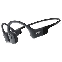 Shokz OpenRun Bone-Conduction Open-Ear Sport Headphones with Microphones, Black (VXLS803STBKUS)
