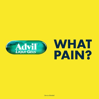 Advil Liqui-Gels Pain Reliever/Fever Reducer, Solubilized Ibuprofen 200mg, 2/Packet, 50 Packets/Box (016902)