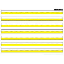 Ashley Productions Smart Poly Space Savers 13 x 9.5 Yellow Highlighted Handwriting 3/4 PosterMat