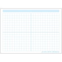 Ashley Productions Smart Poly Space Savers 13 x 9.5 Grid Blocks 1/2 PosterMat Pals, Single Sided