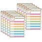 Ashley Productions Smart Poly Space Savers 13" x 9.5" Incentive Chart Confetti Style PosterMat Pals, Pack of 10 (ASH97011)