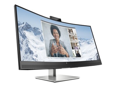 HP E34m G4 Conferencing Monitor 34 Curved LED, Black Head/Silver (Stand)  (40Z26AA#ABA)