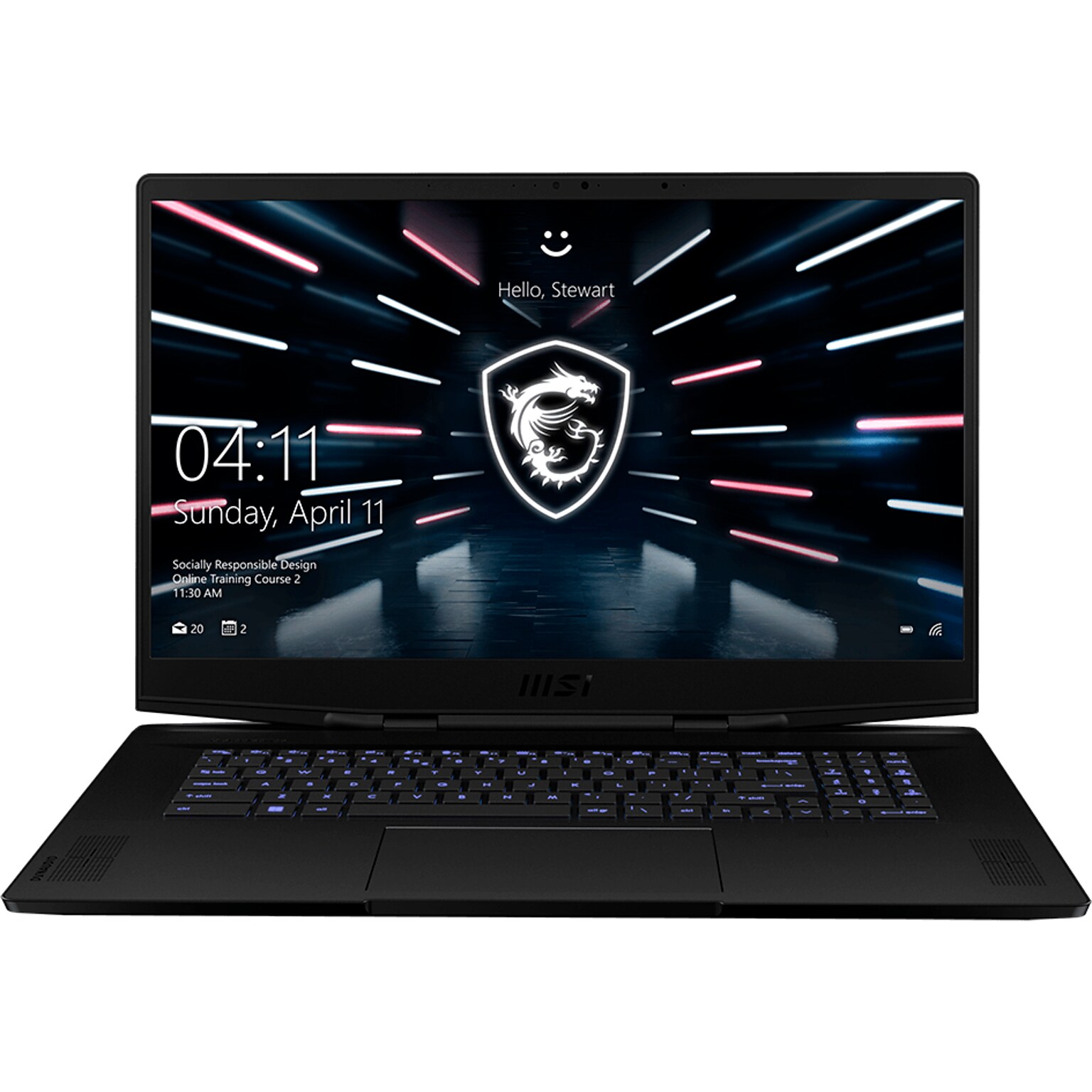 MSI Stealth GS77 12UHS-083 17.3 Laptop, Intel Core i7, 32GB Memory, 1TB SSD, Windows 11 Pro (STEALTH7712083)