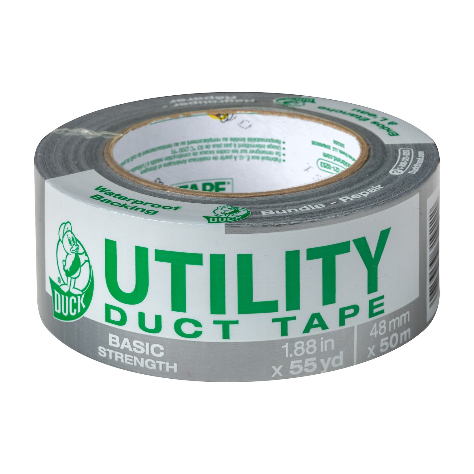 Duck Tape® Brand 1.88 in. x 55 yd. Utility Duct Tape, Silver (242946)