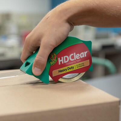 Duck HD Clear Heavy Duty Packing Tape, 1.88" x 54.6 yds., Clear (297438)