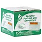 Duck 4.5 in. x 5.5 in. Security "Packing List Enclosed" Envelopes, Clear Window, 500/Box (394743)