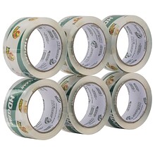 Duck HD Clear Heavy Duty Packing Tape, 1.88 x 54.6 yds., Clear, 6/Pack (441962/7295)