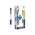 Zebra Sarasa Dry X20+ Retractable Gel Pen, Medium Point, 0.7mm, Blue Ink, Dozen (41620)