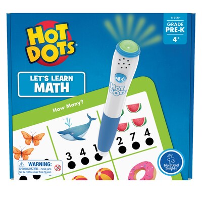 Educational Insights Hot Dots Lets Learn Pre-K Math! (EI-2440)