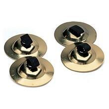 HOHNER Kids Finger Cymbals, Gold, 2 Pairs (HOHS2004)