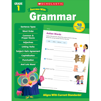 Scholastic Teacher Resources Success With Grammar: Grade 1