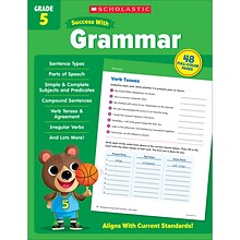 Scholastic Teacher Resources Success With Grammar: Grade 5