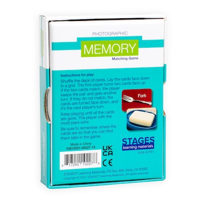 Stages Learning Materials Memory Games - Everyday Objects (SLM227R1)