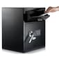 AdirOffice Black Steel Drop Bin Depository Safe With Digital Lock, 1.1 cu. ft., (670-200-BLK)