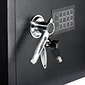 AdirOffice Black Steel Drop Bin Depository Safe With Digital Lock, 1.1 cu. ft., (670-200-BLK)
